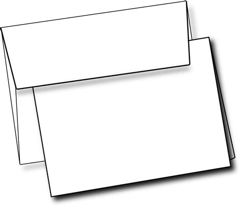 Heavyweight White Blank Cards With White Envelopes 5x 7 Folded