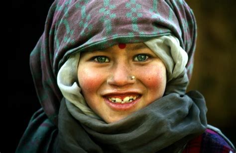 This Is A Girl From Pashtun People With Blue Eyes Interesting Faces
