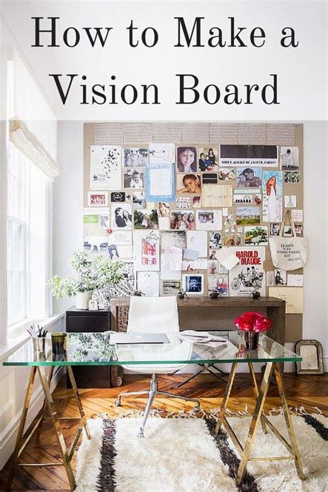How To Make A Vision Board Elana Lyn Workspace Inspiration Home