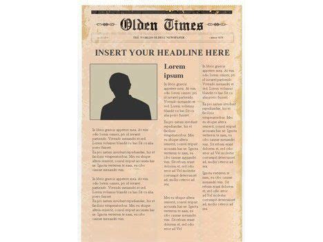 On the second floor of an old bavarian. This website has some great templates! Editable Newspaper Template - | Newspaper template ...