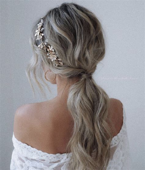 Ponytail Hairstyles For Your Wedding 20 Ideas ️ My Sweet Engagement