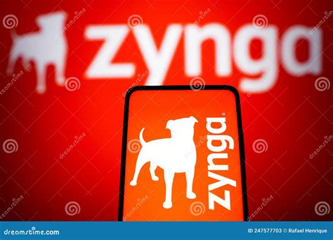 May 17 2022 Brazil In This Photo Illustration The Zynga Logo Seen