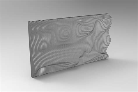 3d Model Parametric Wall Decor Vr Ar Low Poly Cgtrader