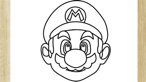 Como Dibujar A Super Mario Facilmente Youtube