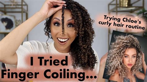 Finger Coiling For Super Defined Curls Biancareneetoday Youtube