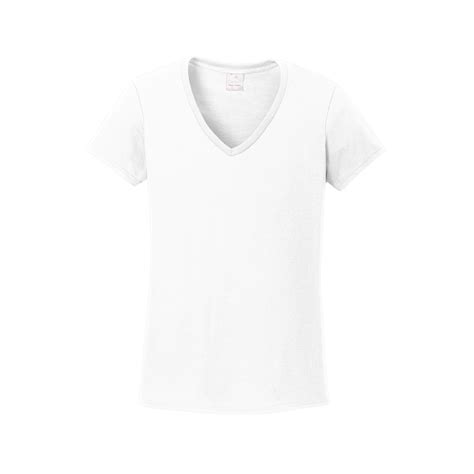 Gildan Ladies Heavy Cotton 100 Cotton V Neck T Shirt 5v00l