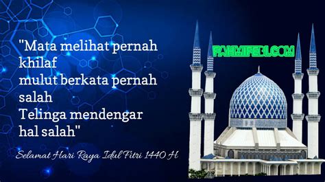 Alunan takbir menggema di dalam dada idul fitri mari kita sambut sucikan hati berbarengan dengan embun pagi menyambut mentari pagi hari tidak ada kata terlambat untuk memohon maaf hanya seutas kata berbalut doa selamat hari raya idul fitri 2020. 80+ Kata Kata Ucapan Selamat Hari Raya Idul Fitri 2019 ...