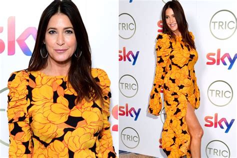 Lisa Snowdon 48 Sends Fans Wild As She Flashes Cleavage In Plunging Dress Daily Star