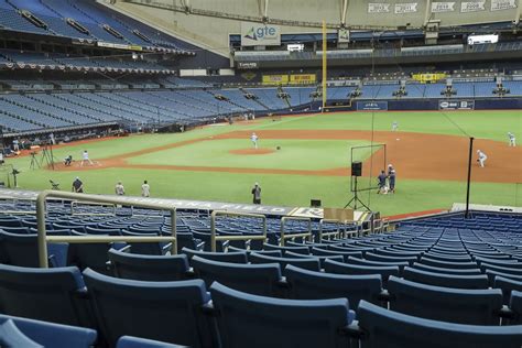 Tampa Bay Rays Tropicana Field Seating Chart With Rows Elcho Table