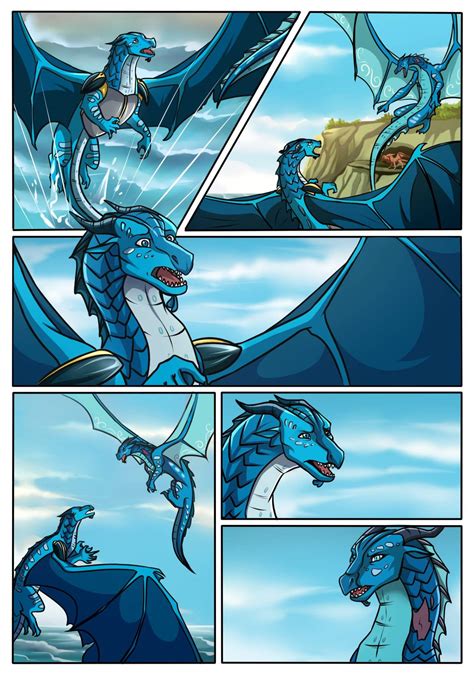 Redraw of the graphic novel page | Wings Of Fire Amino