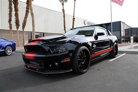 Black With Red Stripes Super Snake Shelby Gt Wagon Cars Ford
