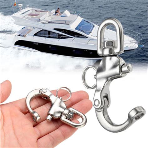 Buy 316 Stainless Steel Swivel Shackle Quick Release Boat Anchor Chain