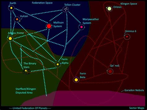 Map Of Star Trek Universe Maps For You