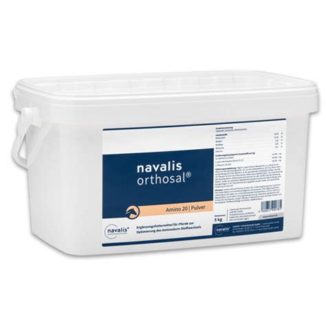 Orthosal® jod horse pulver, 1000 g. Navalis® Orthosal® Amino20 Horse - Aminosäuren - EQUISIO ...
