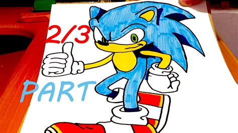 How To Draw Sonic The Hedgehog Step By Step Easy For Beginners And