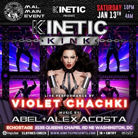 Kinetic Kink Featuring Violet Chachki And Djs Abel Alex Acosta Kinetic Presents