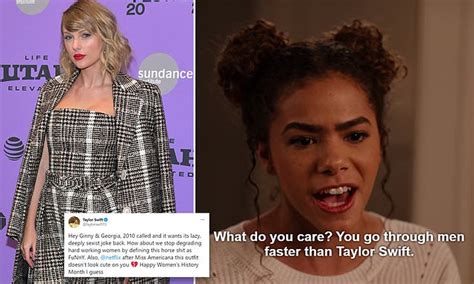 Taylor Swift Slams Netflix Over Sexist And Degrading Joke On Ginny And Georgia Daily Mail