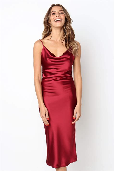 Red Satin Dress Dresses Images 2022