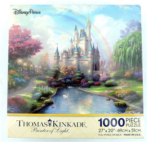 Thomas Kinkade Disney Cinderella 1000 Piece Jigsaw Puzzle Puzzle Games