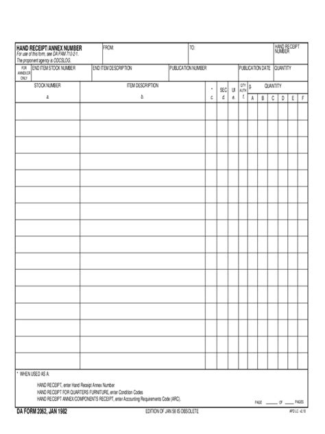 hand receipt form   templates   word excel