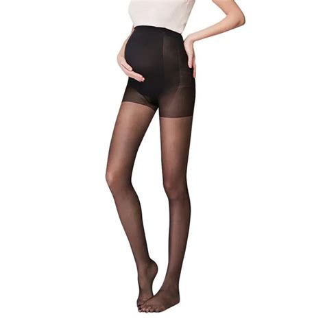 Maternity Tights Pregnancy Pantyhose Solid Piece Sock Siamese Tight For
