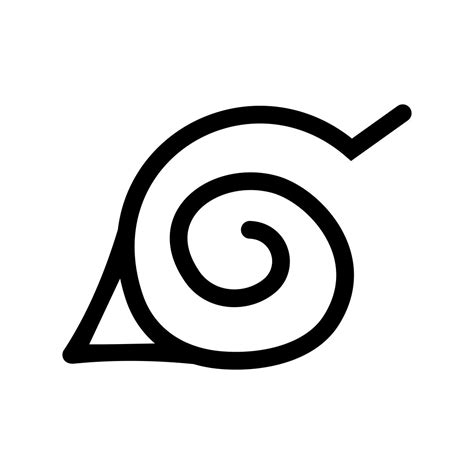 Naruto Konoha Leaf Emblem Logo Graphics 1 By Vectordesign On Zibbet