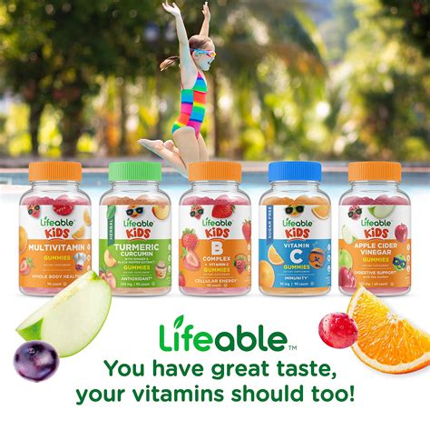 Lifeable Vitamin B12 For Kids 1000mcg Great Tasting Natural Flavor