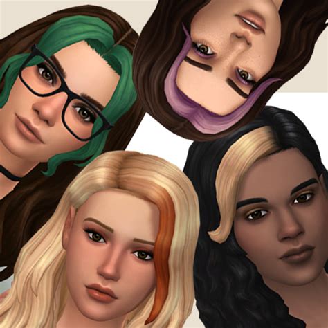 Hair Streak Overlays 2 The Sims 4 Create A Sim Curseforge