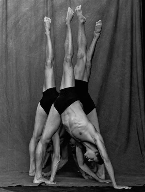 Male Ballet Dancers Beautifully Interpret Birds Falling From The Sky