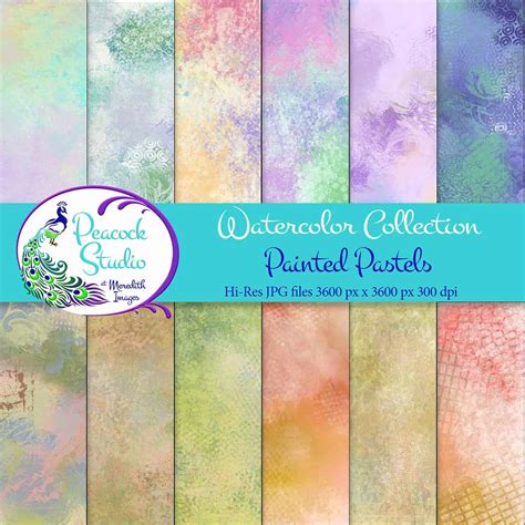Watercolor Collection 22 Painted Pastels Meredith Images