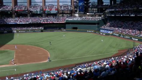 Texas Rangers Host Blue Jays In Front Of Packed Stadium Filled With