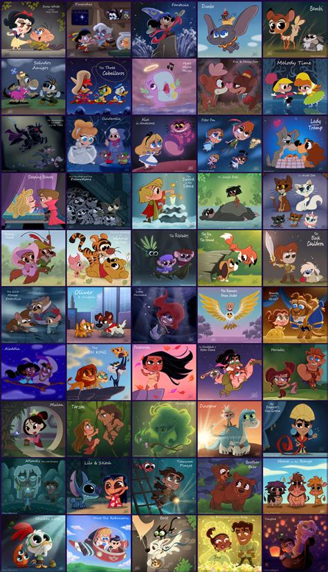 50 Chibis Classics Disney In 2011 Vote On Fb By Princekido On Deviantart