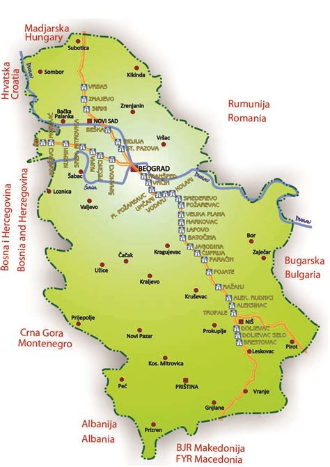 Mapa Autoputa Srbije Superjoden