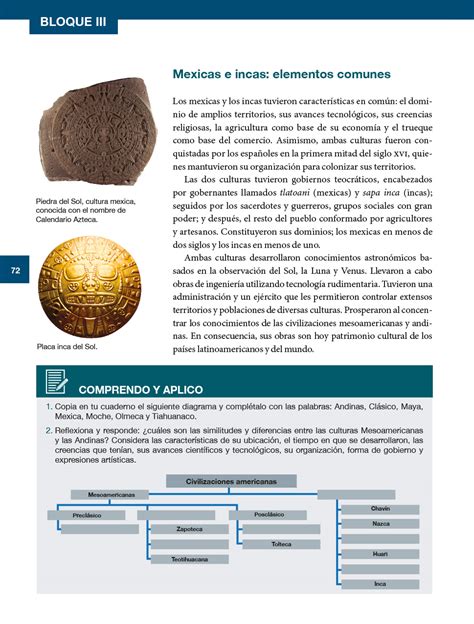 La guía santillana 5 contestada también contiene la hoja de respuestas de la autoevaluación de. Historia Sexto grado 2020-2021 - Página 72 de 137 - Libros de Texto Online