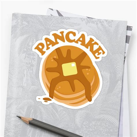 Pancake Sticker By Dripped Store Redbubble