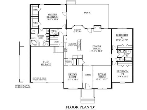Floor Plan 2000 Sq Ft House 2000 Sq Ft Ranch Open Floor Plans The