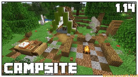 Campsite Map Minecraft By Cubecraft Games