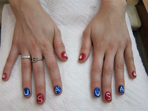usa olympic manicure i wanted something a tad crazy and pa… flickr