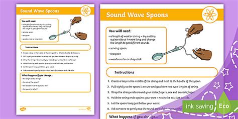 Physics Sound Wave Experiment Twinkl Worksheet Twinkl