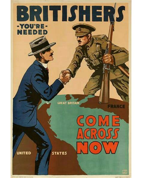 First World War Recruitment Poster World War World War I