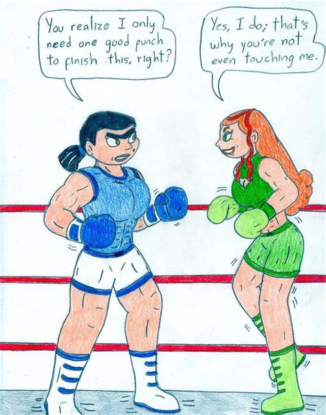 Boxing Eva Vs Izzy By Jose Ramiro On Deviantart