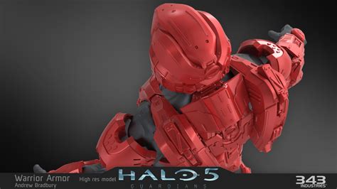 Andrew Bradbury Artstation Halo 5 Warrior Armor