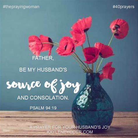 40 Prayers For My Husband His Joy Kaylene Yoder