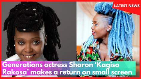 Generations Actress Sharon ‘kagiso Rakosa Makes A Return On Small