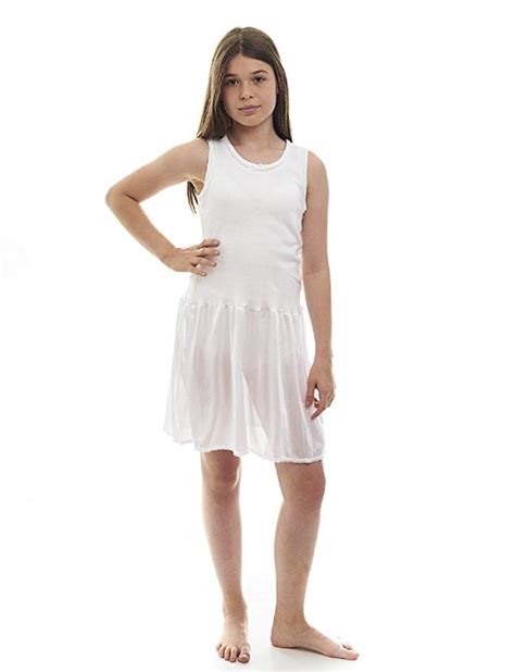 Rosette Girls Antistatic White Classic Full Slip Size 18 Ad