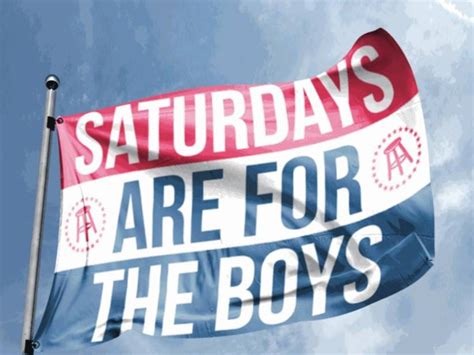 2 Fridays Are For The Men Saturdays Are For The Boys Barstool Sports