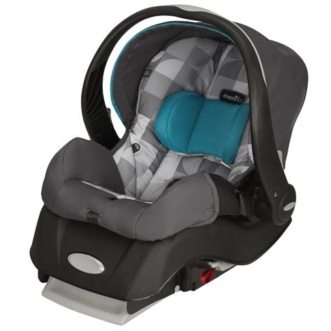 Evenflo Embrace 35 Lbs Infant Car Seat Geometric Blue