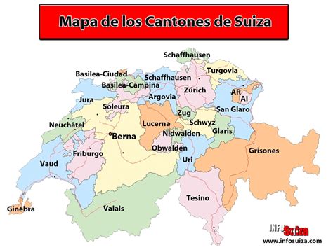 Mapa De Suiza Mapa