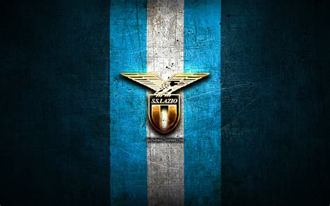 Lazio boss simone inzaghi today celebrated his 100th serie a victory, becoming the luis alberto decided the match with a moment of magic, but lazio missed at least two huge opportunities, while. Download wallpapers Lazio FC, golden logo, Serie A, blue metal background, football, SS Lazio ...