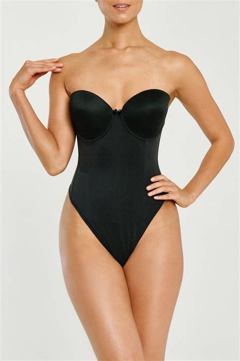 Backless Thong Bodysuit What To Wear Under A Strapless Dress